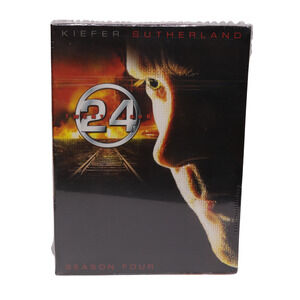 24 Kiefer Sutherland Season 4 Seven Disc DVD Set - Widescreen - Sealed